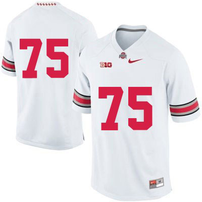 Ohio State Buckeyes Men's Only Number #75 White Authentic Nike College NCAA Stitched Football Jersey AW19U75FP